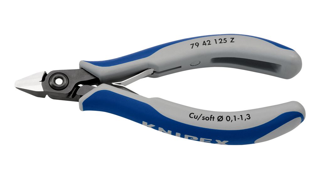 Precision Electronics Diagonal Cutters, Without Bevel, 125mm